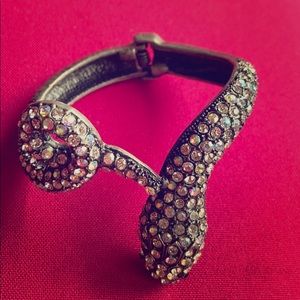Rhinestone Snake Bracelet / Arm Bangle